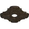image17 34quotOD x 3 34quotID x 1quotP Peralta Ceiling Medallion Fits Canopies up to 4 58quotStone Hearth Crackle Flat Finish