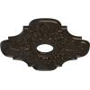 image17 34quotOD x 3 34quotID x 1quotP Peralta Ceiling Medallion Fits Canopies up to 4 58quotStone Hearth Flat Finish
