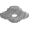 image17 34quotOD x 3 34quotID x 1quotP Peralta Ceiling Medallion Fits Canopies up to 4 58quotUltra Pure White Crackle Flat Finish