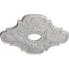image17 34quotOD x 3 34quotID x 1quotP Peralta Ceiling Medallion Fits Canopies up to 4 58quotUltra Pure White Flat Finish