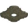 image17 34quotOD x 3 34quotID x 1quotP Peralta Ceiling Medallion Fits Canopies up to 4 58quotWitch Hazel Flat Finish