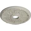 imageEkena Millwork CM18SE 18Inch OD x 3 12Inch ID x 1 38Inch P Antioch Ceiling MedallionPot of Cream Crackle Flat Finish