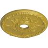 imageEkena Millwork CM18SE 18Inch OD x 3 12Inch ID x 1 38Inch P Antioch Ceiling MedallionRich Gold Metallic Series
