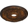 imageEkena Millwork CM18SE 18Inch OD x 3 12Inch ID x 1 38Inch P Antioch Ceiling MedallionRust Metallic Series