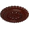 imageEkena Millwork CM18SK 18 12Inch OD x 1 18Inch ID x 1 12Inch Sellek Ceiling MedallionBrushed Mahogany Flat Finish