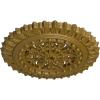imageEkena Millwork CM18SK 18 12Inch OD x 1 18Inch ID x 1 12Inch Sellek Ceiling MedallionGold Rush Metallic Series