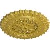 imageEkena Millwork CM18SK 18 12Inch OD x 1 18Inch ID x 1 12Inch Sellek Ceiling MedallionRich Gold Metallic Series