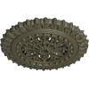 imageEkena Millwork CM18SK 18 12Inch OD x 1 18Inch ID x 1 12Inch Sellek Ceiling MedallionWitch Hazel Flat Finish