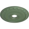 imageEkena Millwork CM20JA 20Inch OD x 3 58Inch ID x 1Inch P Jackson Ceiling MedallionAthenian Green Flat Finish