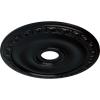 imageEkena Millwork CM20JA 20Inch OD x 3 58Inch ID x 1Inch P Jackson Ceiling MedallionJet Black Flat Finish