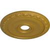 imageEkena Millwork CM20JA 20Inch OD x 3 58Inch ID x 1Inch P Jackson Ceiling MedallionPharaohs Gold Metallic Series
