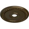 imageEkena Millwork CM21WR Wreath Ceiling Medallion 21 18quotOD x 3 58quotID x 78quotP Fits Canopies up to 6quot Factory PrimedBrass Metallic Series