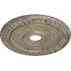 imageEkena Millwork CM21WR Wreath Ceiling Medallion 21 18quotOD x 3 58quotID x 78quotP Fits Canopies up to 6quot Factory PrimedCastle Stone Crackle Flat Finish