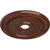 imageEkena Millwork CM21WR Wreath Ceiling Medallion 21 18quotOD x 3 58quotID x 78quotP Fits Canopies up to 6quot Factory PrimedCopper Penny Metallic Series