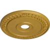 imageEkena Millwork CM21WR Wreath Ceiling Medallion 21 18quotOD x 3 58quotID x 78quotP Fits Canopies up to 6quot Factory PrimedIridescent Gold Metallic Series