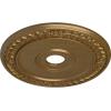 imageEkena Millwork CM21WR Wreath Ceiling Medallion 21 18quotOD x 3 58quotID x 78quotP Fits Canopies up to 6quot Factory PrimedPale Gold Metallic Series