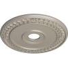 imageEkena Millwork CM21WR Wreath Ceiling Medallion 21 18quotOD x 3 58quotID x 78quotP Fits Canopies up to 6quot Factory PrimedPearl White Metallic Series