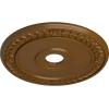 imageEkena Millwork CM21WR Wreath Ceiling Medallion 21 18quotOD x 3 58quotID x 78quotP Fits Canopies up to 6quot Factory PrimedSmokey Topaz Flat Finish