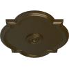 imageEkena Millwork CM24WA Waltz Ceiling Medallion 24quotW x 20 12quotH x 1 18quotP Fits Canopies up to 5 14quot Factory PrimedBrass Metallic Series