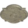 imageEkena Millwork CM24WA Waltz Ceiling Medallion 24quotW x 20 12quotH x 1 18quotP Fits Canopies up to 5 14quot Factory PrimedCastle Stone Crackle Flat Finish