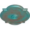 imageEkena Millwork CM24WA Waltz Ceiling Medallion 24quotW x 20 12quotH x 1 18quotP Fits Canopies up to 5 14quot Factory PrimedCopper Green Patina Metallic Series