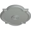 imageEkena Millwork CM24WA Waltz Ceiling Medallion 24quotW x 20 12quotH x 1 18quotP Fits Canopies up to 5 14quot Factory PrimedFirebrick Flat Finish
