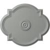 imageEkena Millwork CM24WA Waltz Ceiling Medallion 24quotW x 20 12quotH x 1 18quotP Fits Canopies up to 5 14quot Factory PrimedFirebrick Flat Finish