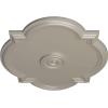 imageEkena Millwork CM24WA Waltz Ceiling Medallion 24quotW x 20 12quotH x 1 18quotP Fits Canopies up to 5 14quot Factory PrimedPearl White Metallic Series
