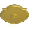 imageEkena Millwork CM24WA Waltz Ceiling Medallion 24quotW x 20 12quotH x 1 18quotP Fits Canopies up to 5 14quot Factory PrimedRich Gold Metallic Series