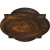 imageEkena Millwork CM24WA Waltz Ceiling Medallion 24quotW x 20 12quotH x 1 18quotP Fits Canopies up to 5 14quot Factory PrimedRust Metallic Series