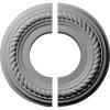 imageEkena Millwork CM07AL203500 7 78quotOD x 3 12quotID x 34quotP Small Alexandria Ceiling Medallion Fits Canopies up to 458quot 2 PieceSplit