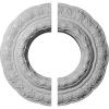 imageEkena Millwork CM15LI2 15 38quotOD x 7quotID x 1quotP Lisbon Ceiling Medallion Fits Canopies up to 7quot 2 PieceSplit