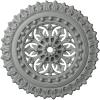 imageEkena Millwork CM18SK 18 12Inch OD x 1 18Inch ID x 1 12Inch Sellek Ceiling MedallionPrimed