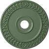 imageEkena Millwork CM21WR Wreath Ceiling Medallion 21 18quotOD x 3 58quotID x 78quotP Fits Canopies up to 6quot Factory PrimedAthenian Green Flat Finish