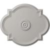 imageEkena Millwork CM24WA Waltz Ceiling Medallion 24quotW x 20 12quotH x 1 18quotP Fits Canopies up to 5 14quot Factory PrimedUltra Pure White Flat Finish