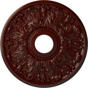 image16 12quotOD x 3 58quotID x 1 18quotP Apollo Ceiling Medallion Fits Canopies up to 5 58quotBrushed Mahogany