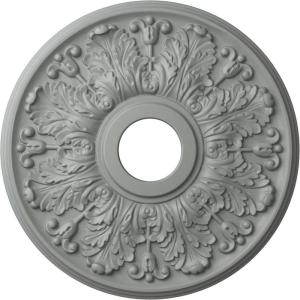 image16 12quotOD x 3 58quotID x 1 18quotP Apollo Ceiling Medallion Fits Canopies up to 5 58quotFactory Primed