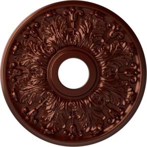 image16 12quotOD x 3 58quotID x 1 18quotP Apollo Ceiling Medallion Fits Canopies up to 5 58quotHandPainted Antique Copper