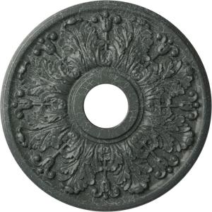 image16 12quotOD x 3 58quotID x 1 18quotP Apollo Ceiling Medallion Fits Canopies up to 5 58quotHandPainted Athenian Green Crackle