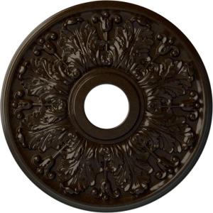 image16 12quotOD x 3 58quotID x 1 18quotP Apollo Ceiling Medallion Fits Canopies up to 5 58quotHandPainted Bronze