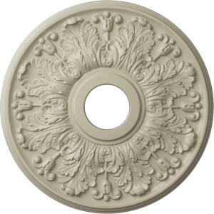image16 12quotOD x 3 58quotID x 1 18quotP Apollo Ceiling Medallion Fits Canopies up to 5 58quotHandPainted Clear Yellow