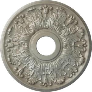 image16 12quotOD x 3 58quotID x 1 18quotP Apollo Ceiling Medallion Fits Canopies up to 5 58quotHandPainted Flash Gold