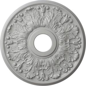 image16 12quotOD x 3 58quotID x 1 18quotP Apollo Ceiling Medallion Fits Canopies up to 5 58quotHandPainted Frost