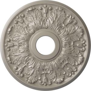 image16 12quotOD x 3 58quotID x 1 18quotP Apollo Ceiling Medallion Fits Canopies up to 5 58quotHandPainted Pearl White