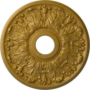 image16 12quotOD x 3 58quotID x 1 18quotP Apollo Ceiling Medallion Fits Canopies up to 5 58quotHandPainted Pharaohs Gold