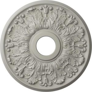 image16 12quotOD x 3 58quotID x 1 18quotP Apollo Ceiling Medallion Fits Canopies up to 5 58quotHandPainted Pot of Cream