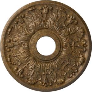 image16 12quotOD x 3 58quotID x 1 18quotP Apollo Ceiling Medallion Fits Canopies up to 5 58quotHandPainted Rubbed Bronze