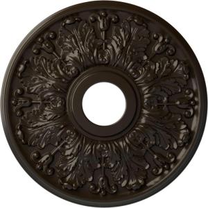 image16 12quotOD x 3 58quotID x 1 18quotP Apollo Ceiling Medallion Fits Canopies up to 5 58quotHandPainted Stone Hearth