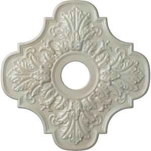 image17 34quotOD x 3 34quotID x 1quotP Peralta Ceiling Medallion Fits Canopies up to 4 58quotFlash Blue Metallic Series