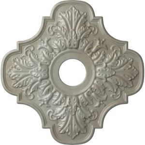 image17 34quotOD x 3 34quotID x 1quotP Peralta Ceiling Medallion Fits Canopies up to 4 58quotFlash Gold Metallic Series